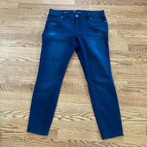 Kut From The Kloth Dakota Ankle Skinny Dark Wash Jeans 14